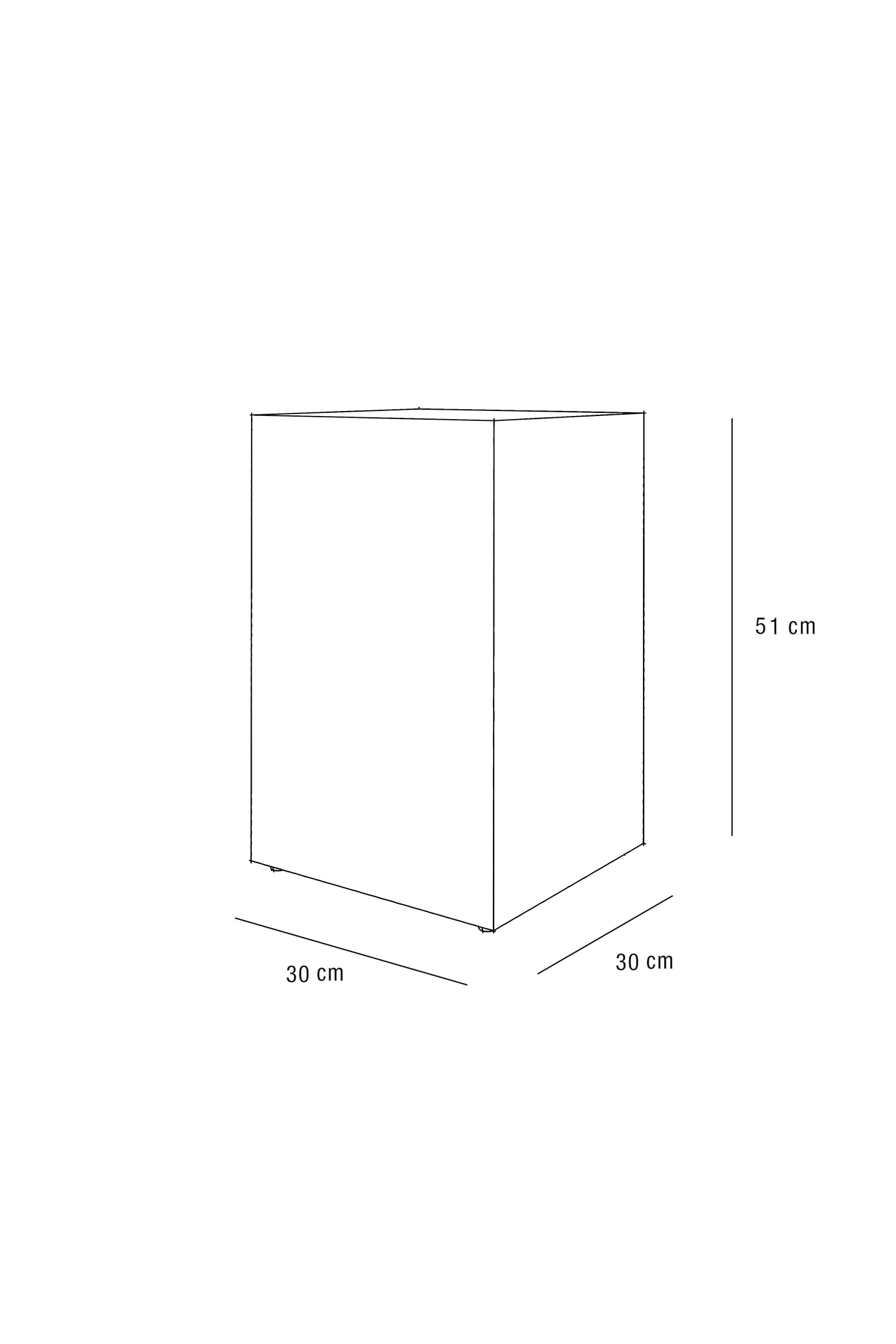 PLINTH TALL CALACATTA SIDE TABLE
